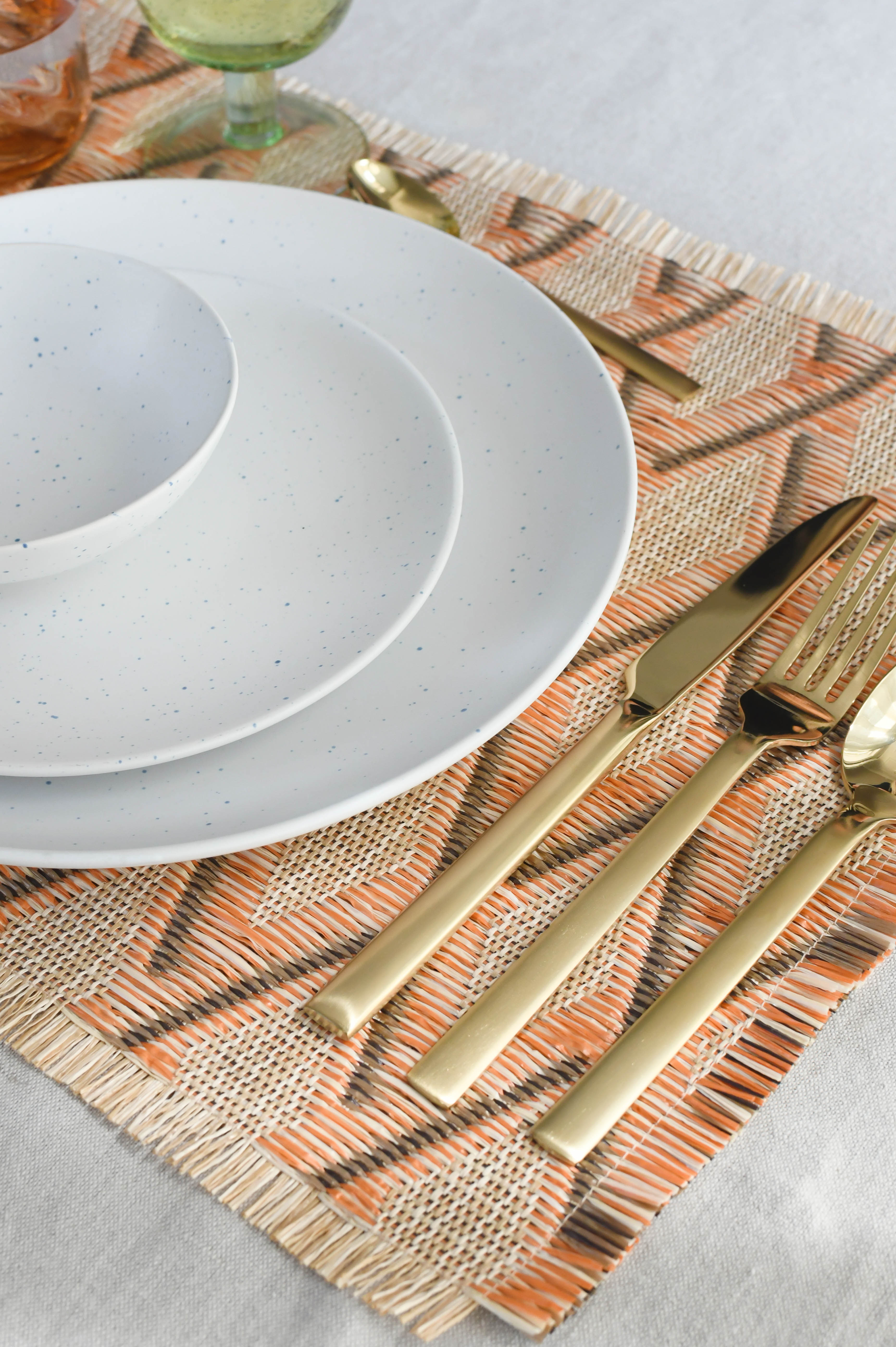 Splash frokosttallerken, hvid - Ø21cm.